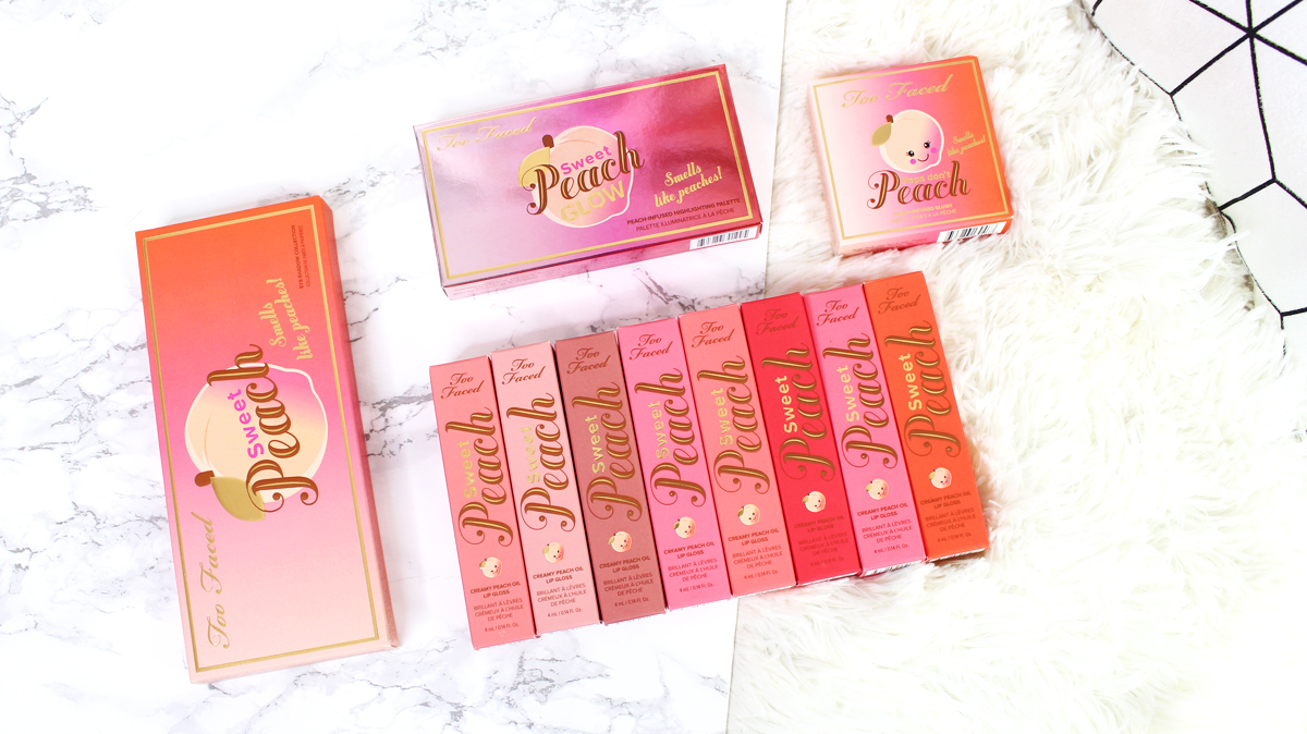 sweet peach too faced collection