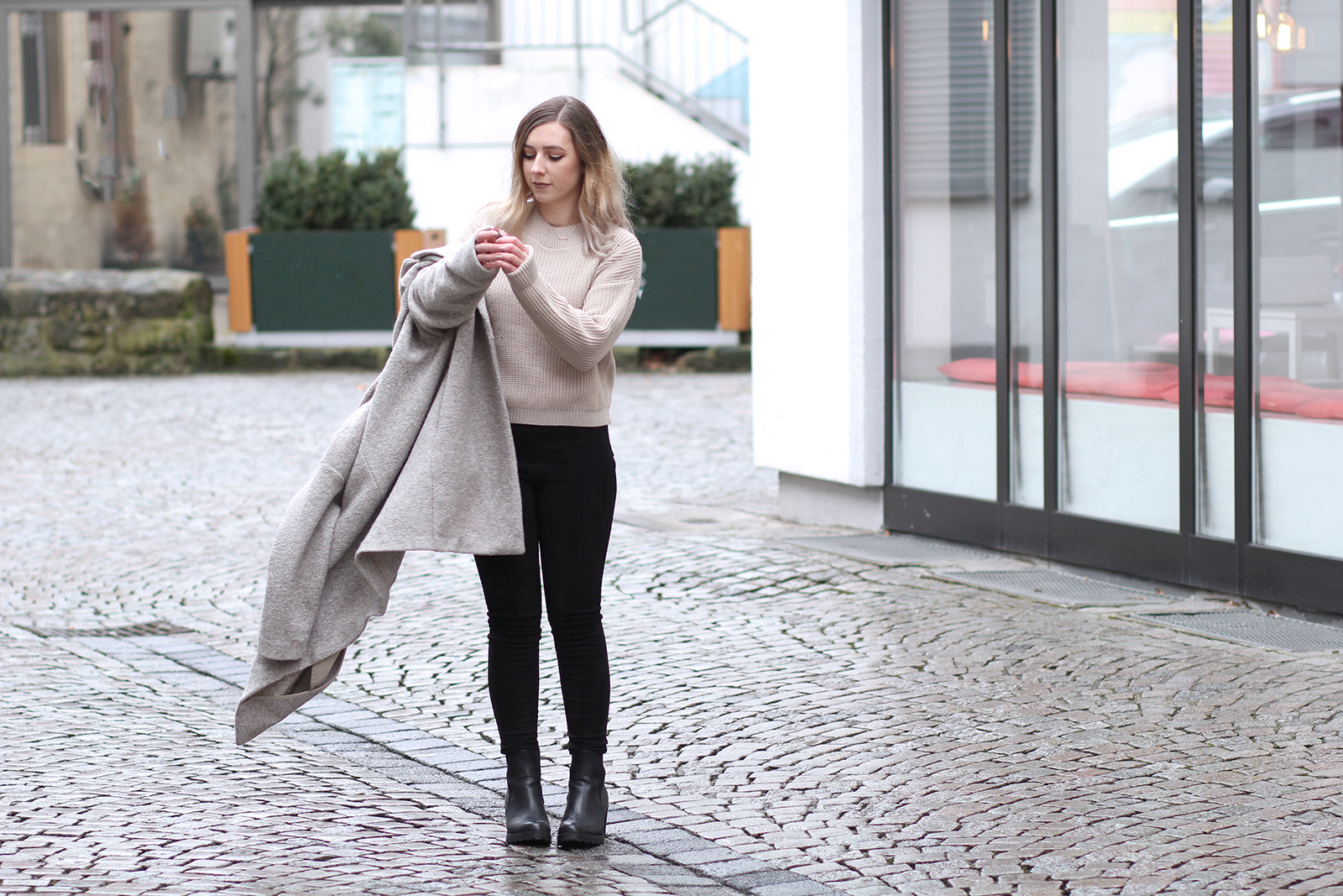 look manteau oversize