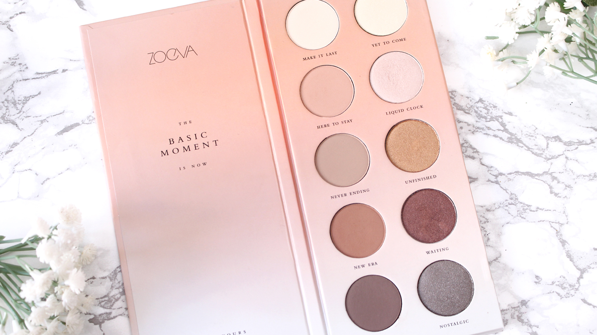 Palette yeux Basic Moment ZOEVA avis