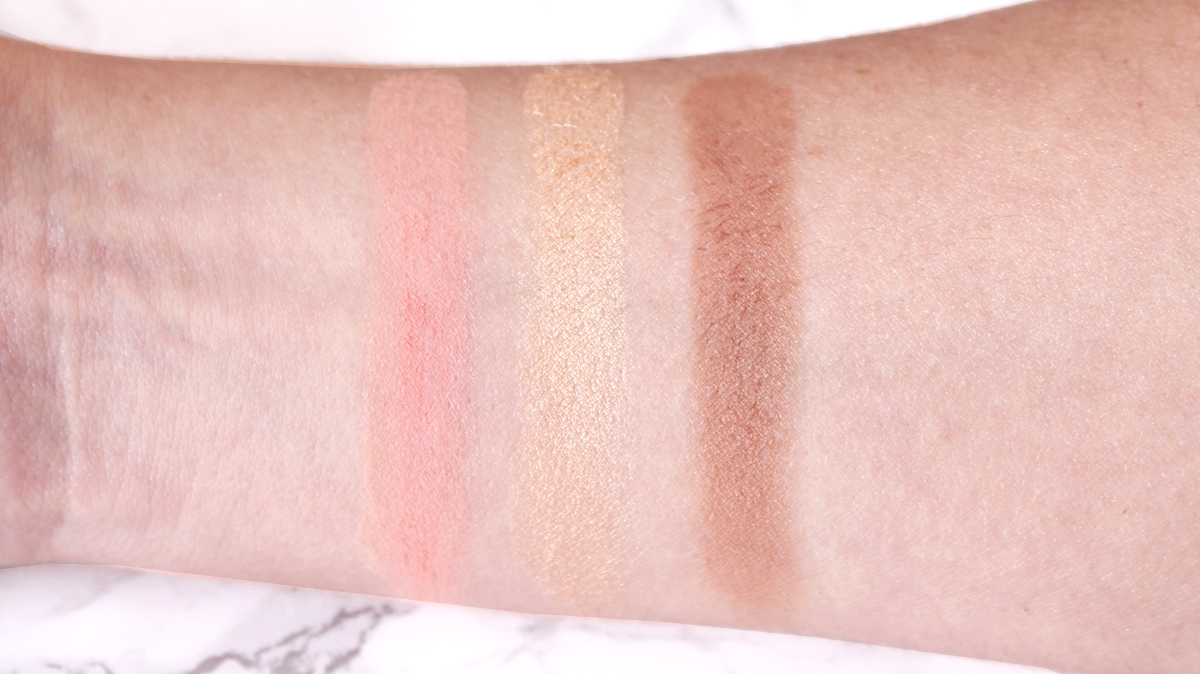 swatches palette blush basic moment zoeva