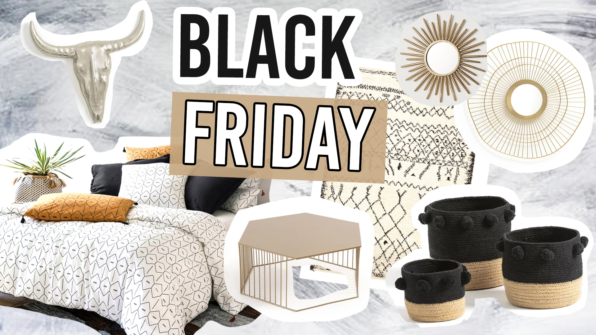black friday déco sélection code promo